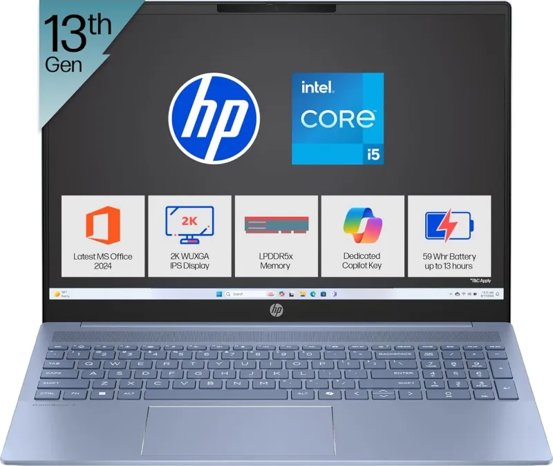 HP OmniBook 5 16-ba1123TU Laptop (13th Gen Core i5/ 16GB/ 512GB SSD/ Win11)