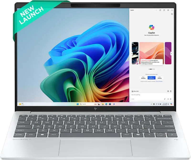HP OmniBook 7 Aero 13-bg1678AU Next Gen AI Laptop (AMD Ryzen 5/ 16GB/ 512GB SSD/ Win11)