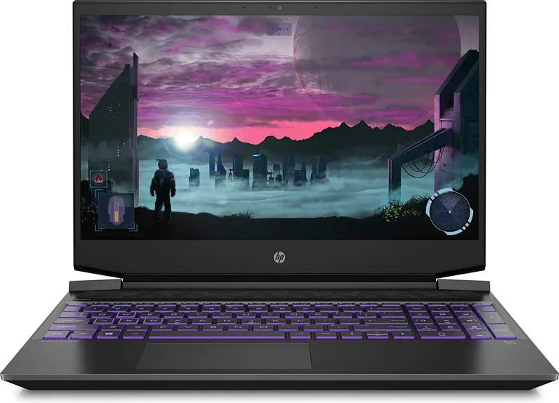 HP Pavilion 15-ec2008AX Gaming Laptop (Ryzen 5 5600H/ 8GB/ 512GB SSD/ Win10/ 4GB Graph)