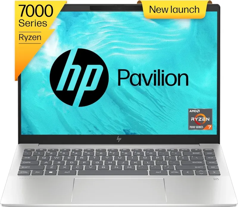 HP Pavilion Plus 14-ey0789AU Laptop (AMD Ryzen 7 7840U/ 16GB/ 1TB SSD/ Win 11)