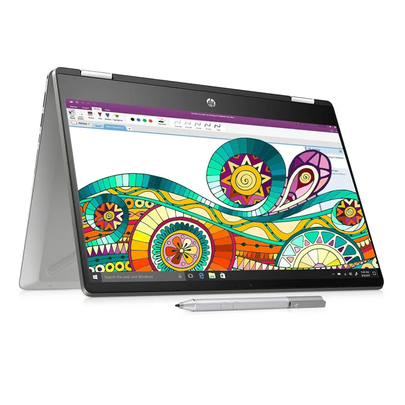 HP Pavilion TouchSmart 14 x360 14-dh0047TU (6XU80PA) Laptop (8th Gen Core i3/ 4GB/ 1TB 256GB SSD/ Win10)