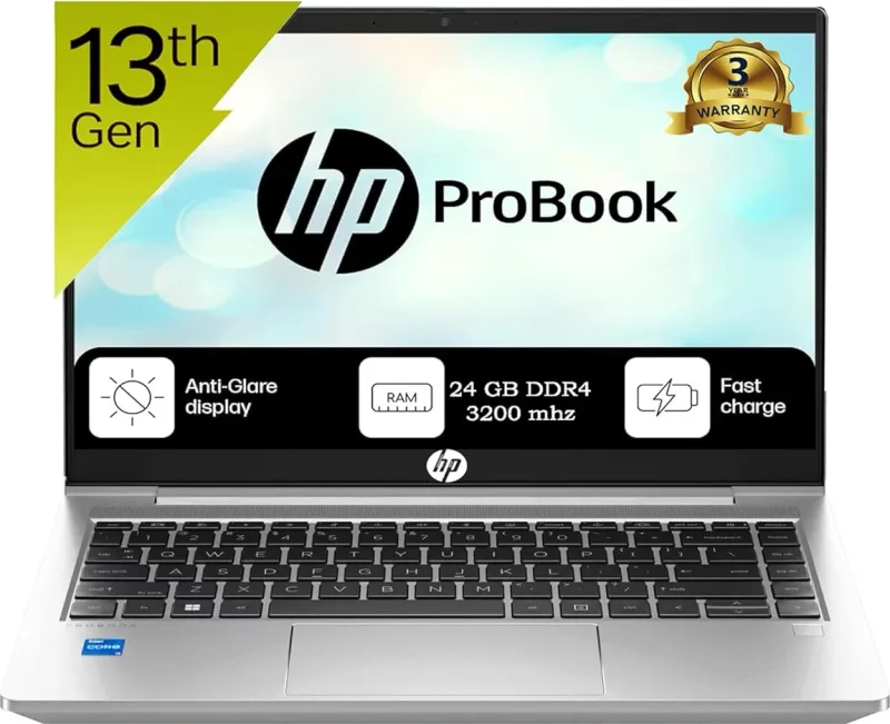 HP Pro Book 440 G10 14 Laptop (13th Gen Core i5/ 24GB/ 512GB SSD/ Win11)