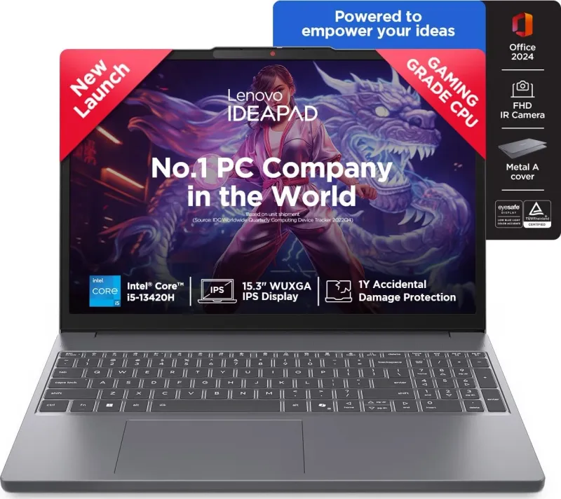 Lenovo IdeaPad Slim 3 15IRH10 83K100C6IN Laptop (13th Gen Core i5/ 16GB/ 512GB SSD/ Win11)