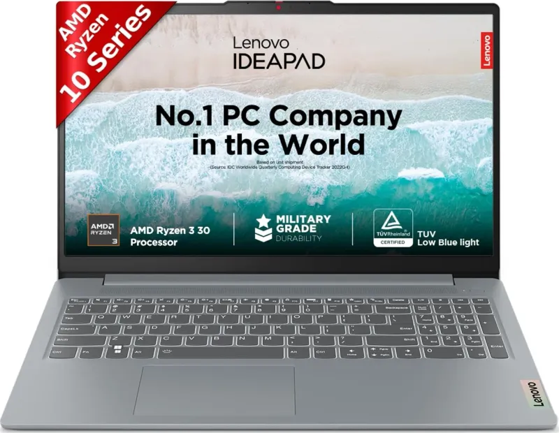 Lenovo IdeaPad Slim 3 82XQ01VYIN Laptop (AMD Ryzen 3 30/ 8GB/ 512GB SSD/ Win11 Home)