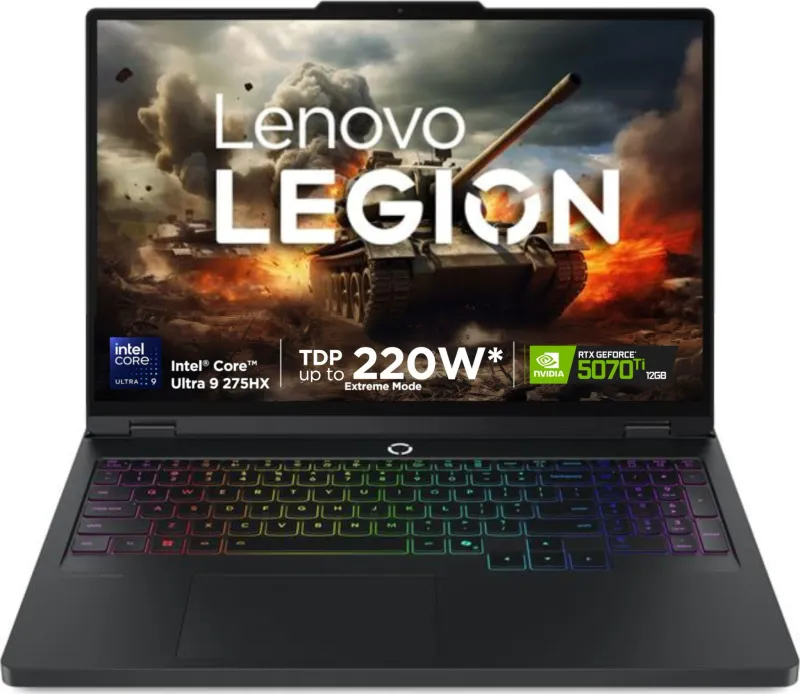 Lenovo Legion Pro 5 16IAX10 83LU0011IN Gaming Laptop (Intel Core Ultra 9 275HX/ 32GB/ 1TB SSD/ Win11/ 12GB Graph)