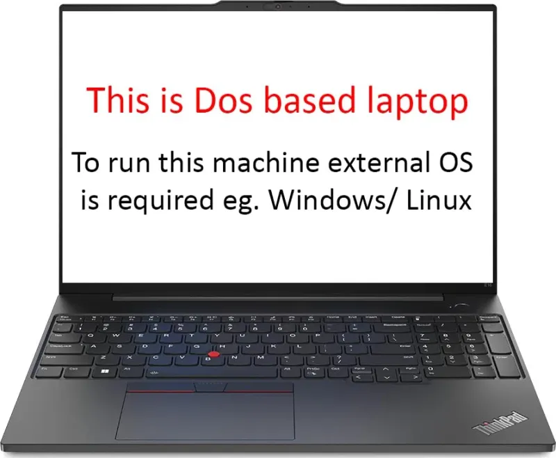 Lenovo Thinkpad E16 21JN004GIG Laptop (13th Gen Core i5/ 8GB/ 512GB SSD/ DOS)