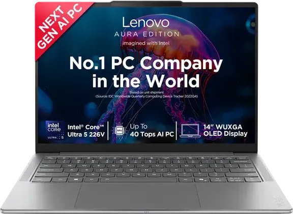 Lenovo Yoga Slim 7 14ILL10 83JX00H1IN Laptop (Intel Core Ultra 5 226V/ 16GB/ 512GB SSD/ Win11 Home)