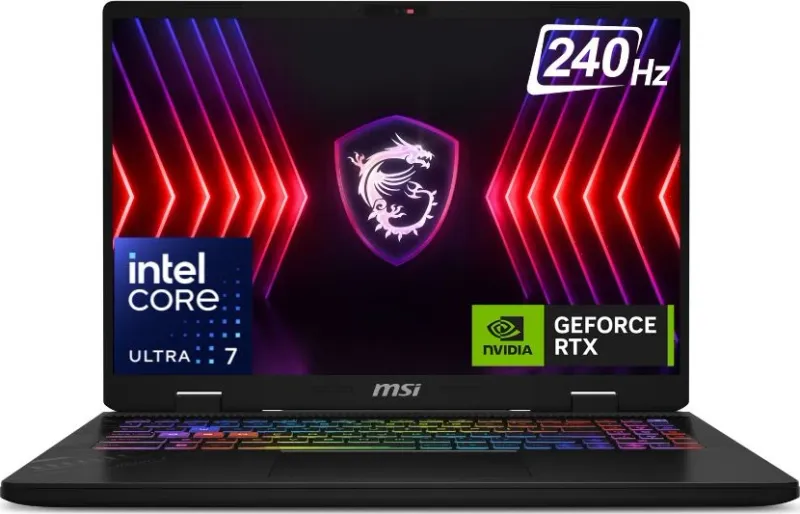 MSI Crosshair 16 HX AI D2XWGKG Gaming Laptop (Intel Core Ultra 7 255HX / 16GB/ 1TB SSD/ Win11 Home/ 8GB Graphics RTX 5070)
