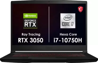 MSI GF63 Thin 10UC-606IN Gaming Laptop (10th Gen Core i7/ 16GB/ 512GB SSD/ Win10 Home/ 4GB Graph)
