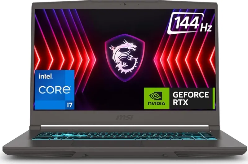 MSI Thin 15 B12UC-1690IN Gaming Laptop (12th Gen Core i7/ 16GB/ 1TB SSD/ Win11 Home/ 4GB Graph)
