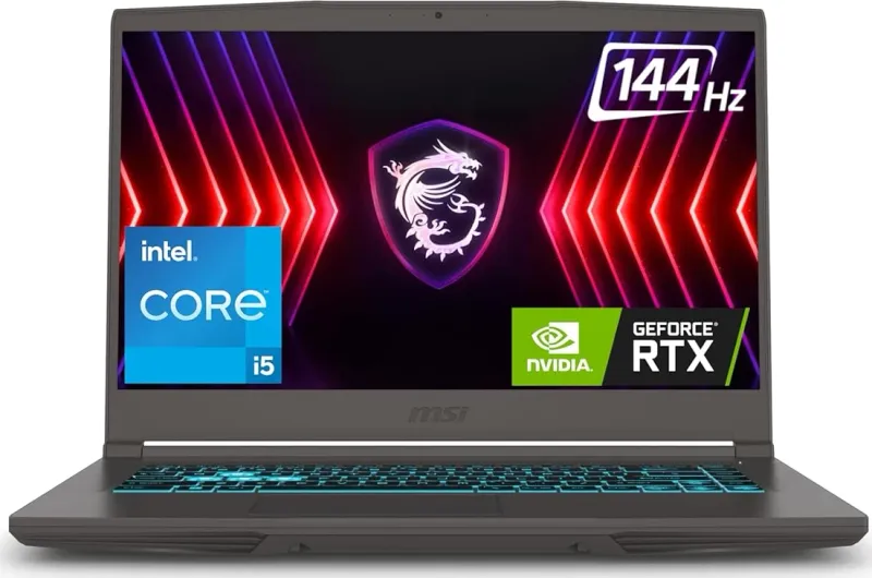 MSI Thin 15 B12UC-1692IN Gaming Laptop (12th Gen Core i5/ 16GB/ 512GB SSD/ Win11 Home/ 4GB RTX3050 Graph)