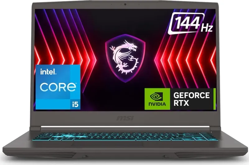 MSI Thin 15 B12VE-1689IN Gaming Laptop (12th Gen Core i5/ 16GB/ 512GB SSD/ Win11 Home/ 6GB RTX4050 Graph)