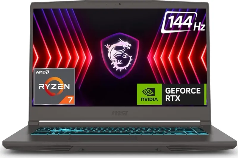 MSI Thin A15 AI B7VE-065IN Gaming Laptop (AMD Ryzen 7 7735H/ 16GB/ 1TB SSD/ Win11/ 6GB Graph)