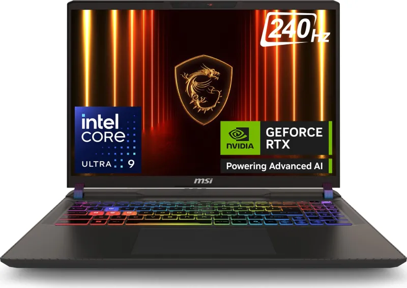 MSI Vector 16 HX AI A2XWIG-226IN Gaming Laptop (Intel Core Ultra 9 275HX/ 32GB/ 1TB SSD/ Win11/ 16GB RTX 5080 Graph)