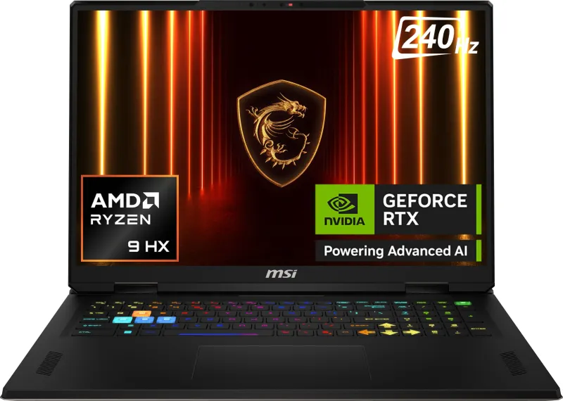 MSI Vector A18 HX A9WHG-033IN Gaming Laptop (AMD Ryzen 9 9955HX/ 32GB/ 2TB SSD/ Win11/ 12GB RTX 5070 Ti Graphics )