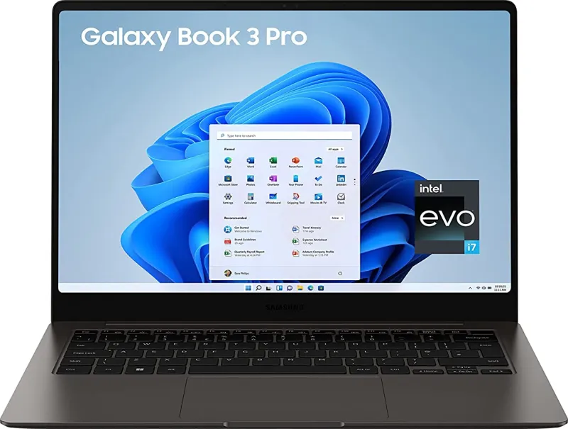 Samsung Galaxy Book 3 Pro 14 NP940XFG-KC5IN Laptop (13th Gen Core i7/ 16GB/ 1TB SSD/ Win11)